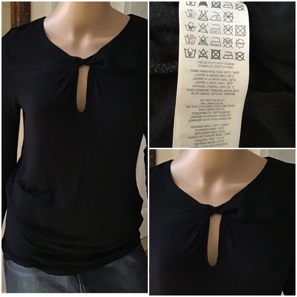 Mango Black Top - Picture 3 of 3